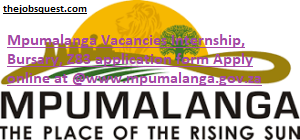 Mpumalanga Provincial Government Vacancies